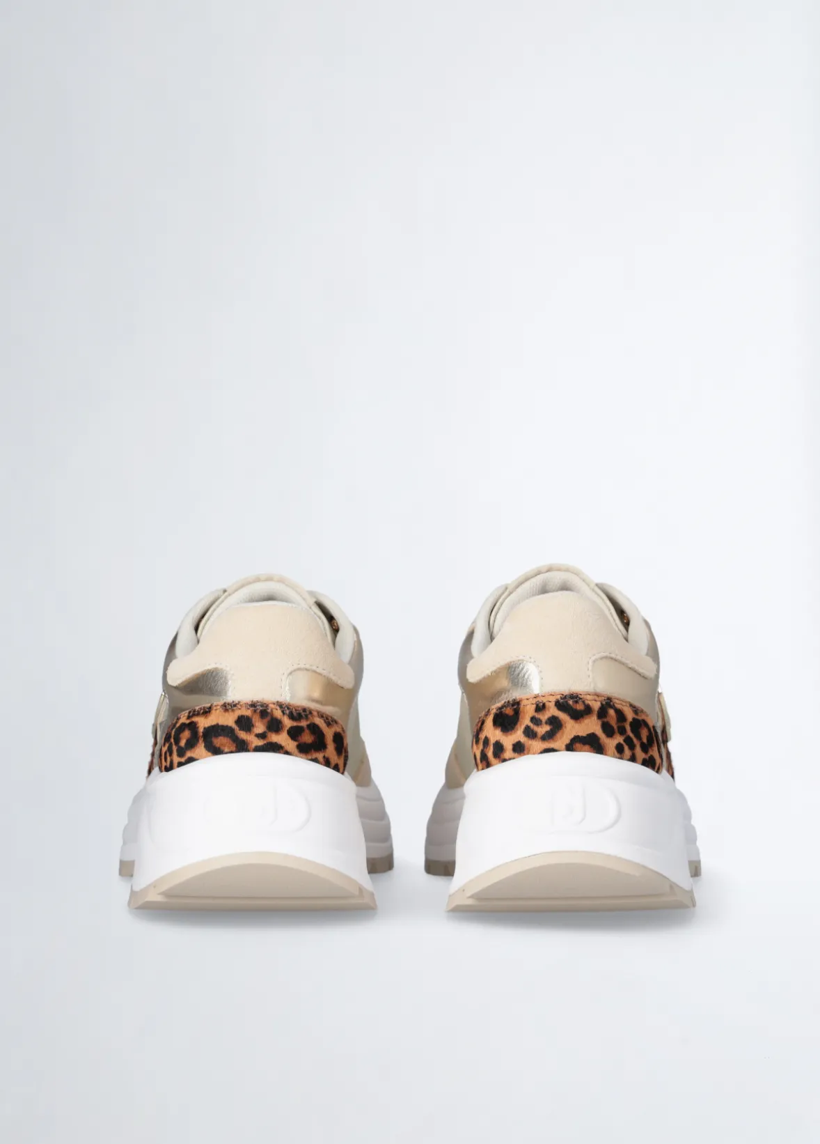 Sneakers con dettagli in cavallino