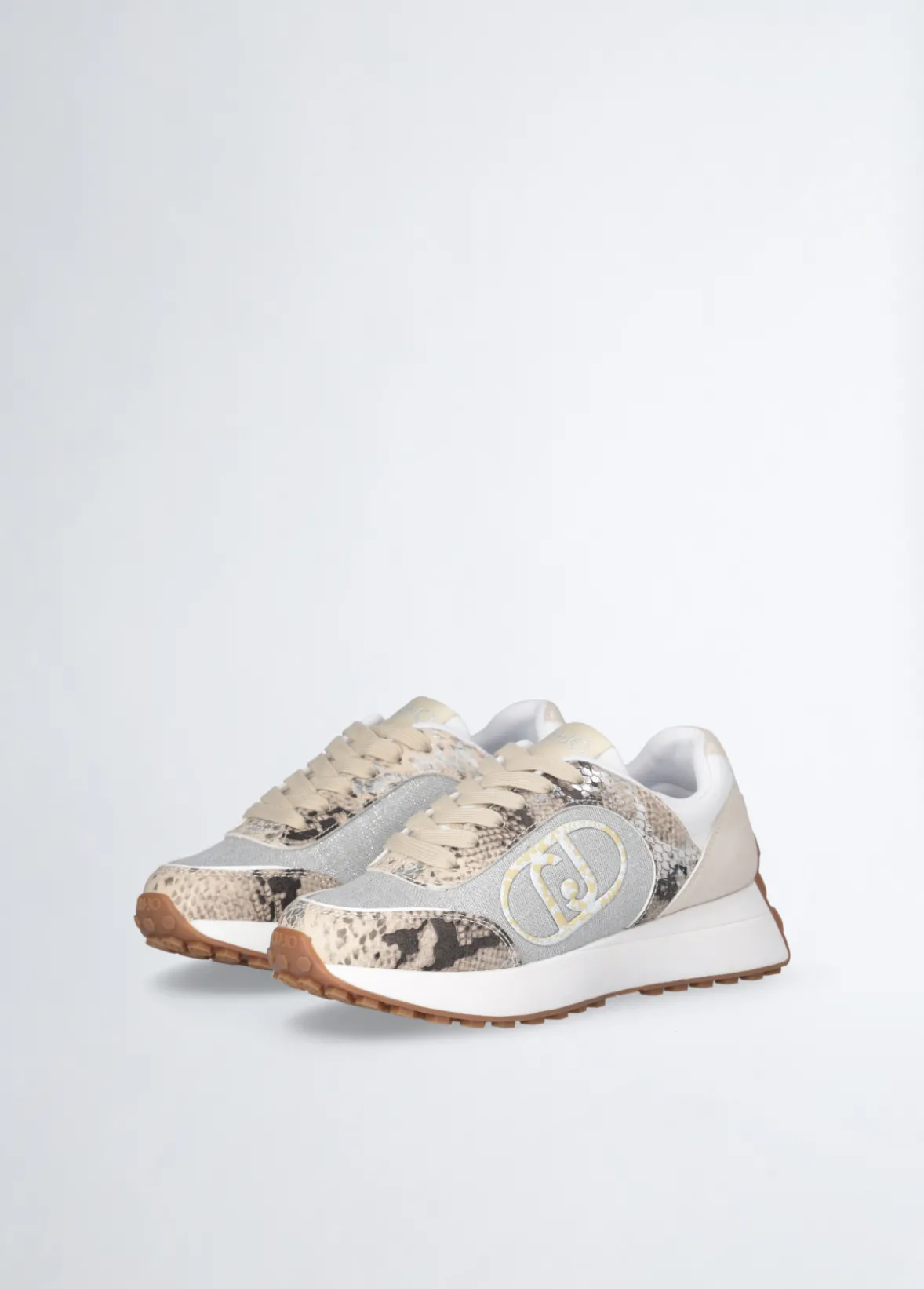 Sneakers con dettaglio animalier