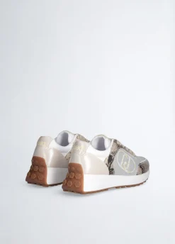 Sneakers con dettaglio animalier