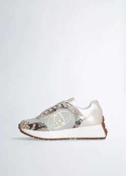 Sneakers con dettaglio animalier