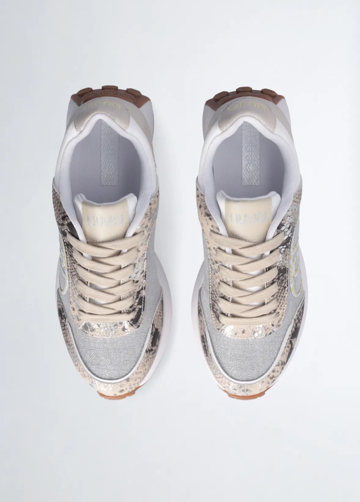 Sneakers con dettaglio animalier