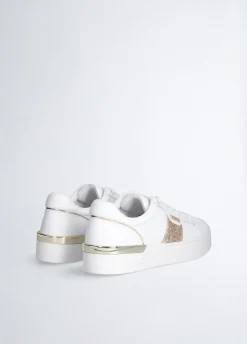 Sneakers con dettaglio glitter