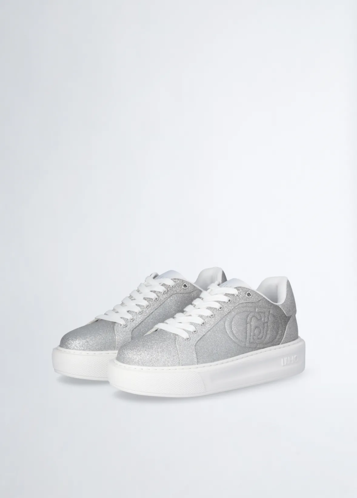 Sneakers con glitter dégradé