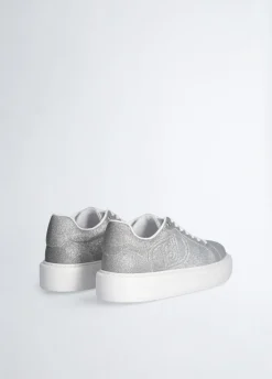Sneakers con glitter dégradé