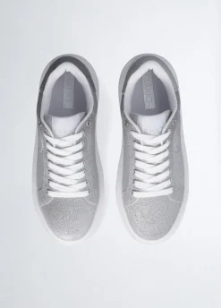 Sneakers con glitter dégradé