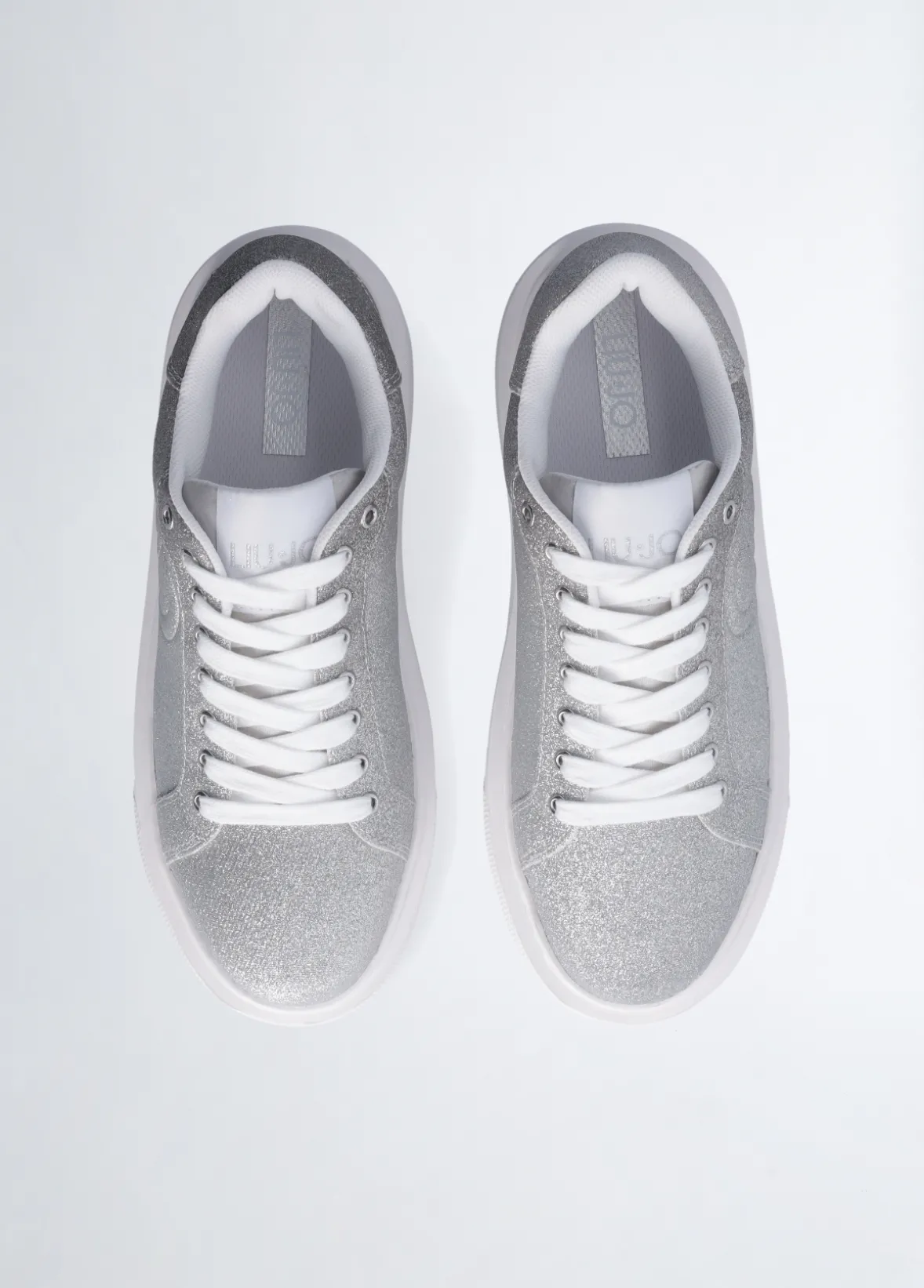 Sneakers con glitter dégradé