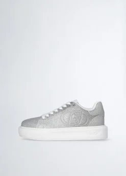 Sneakers con glitter dégradé