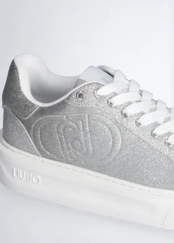 Sneakers con glitter dégradé