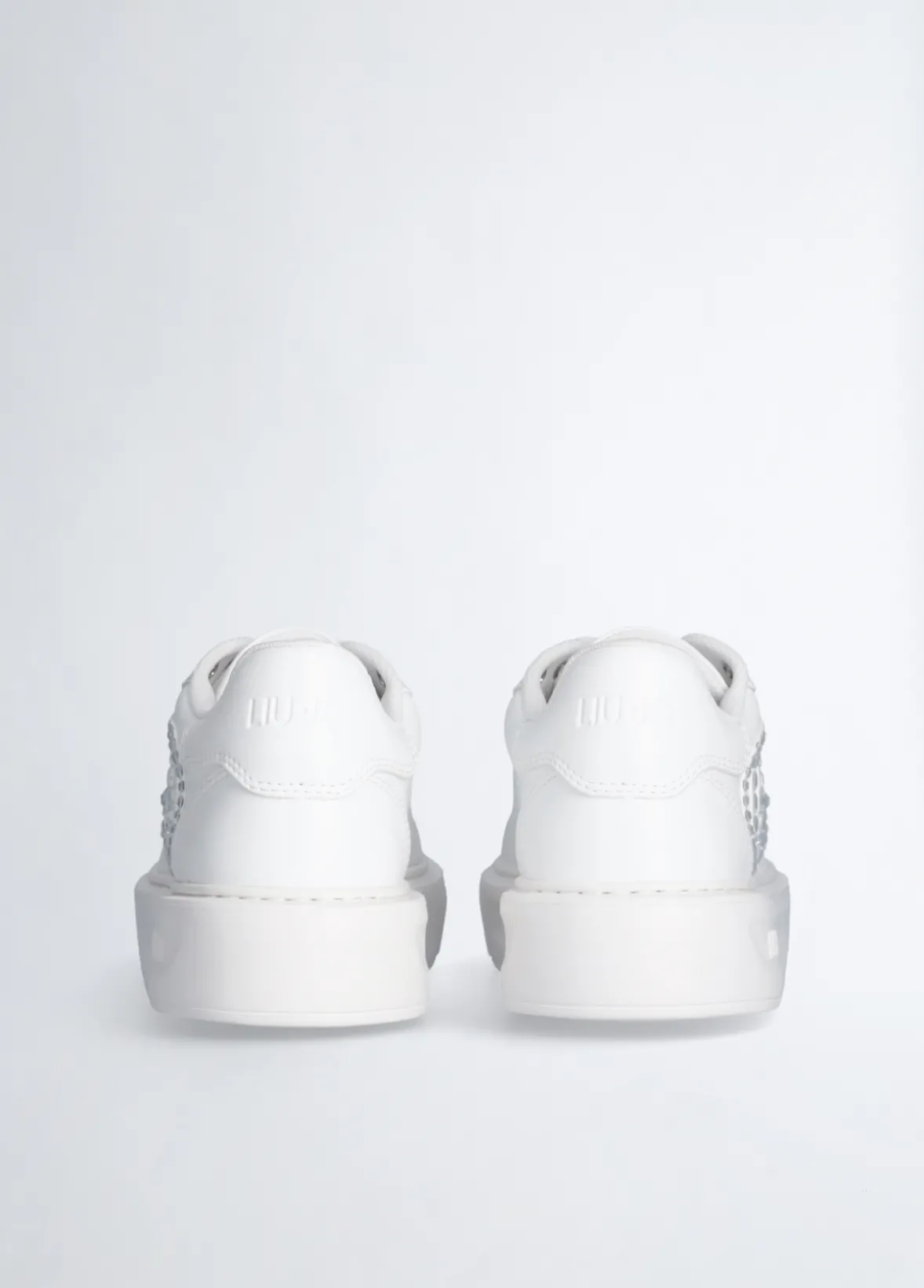 Sneakers con logo gioiello