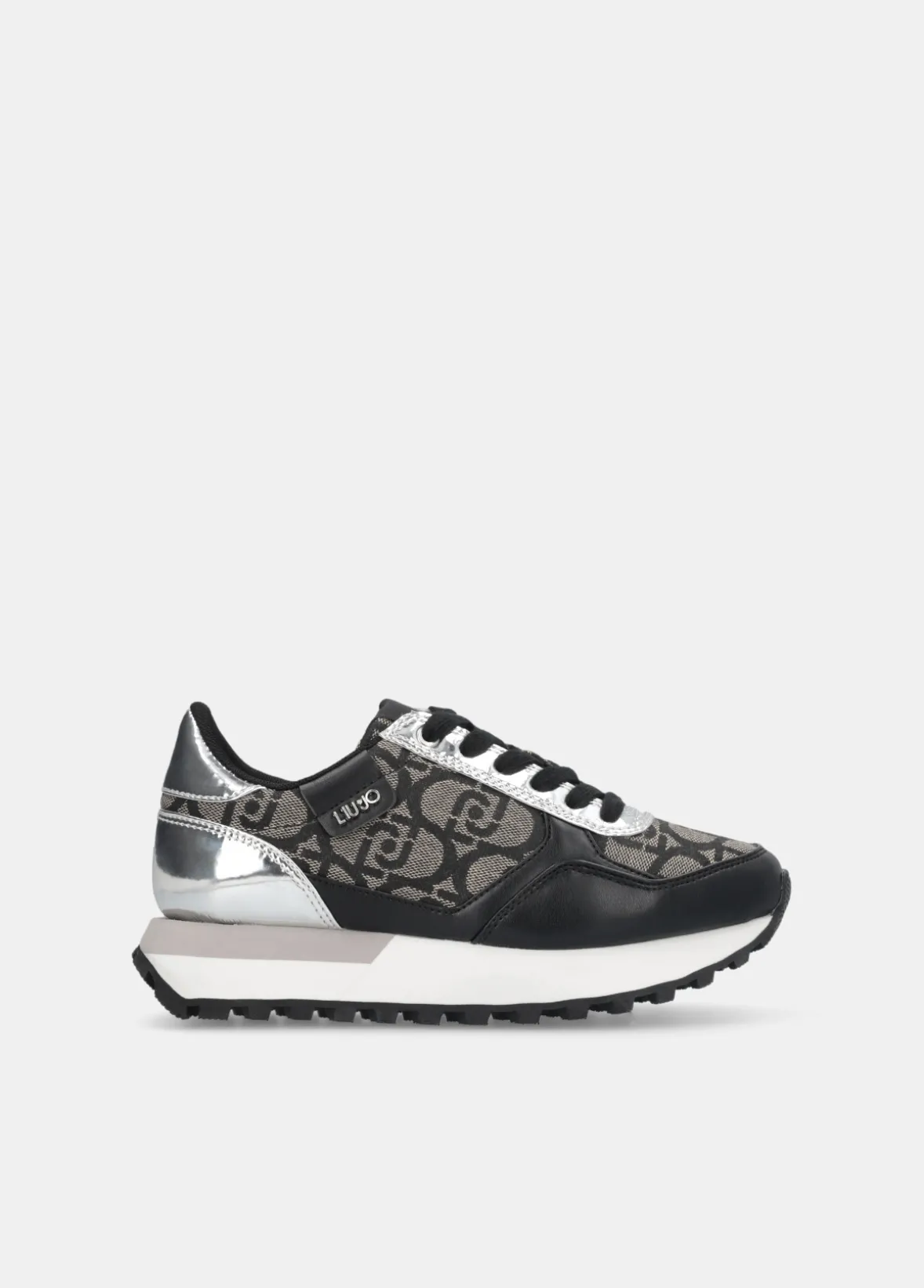 Sneakers con monogram jacquard