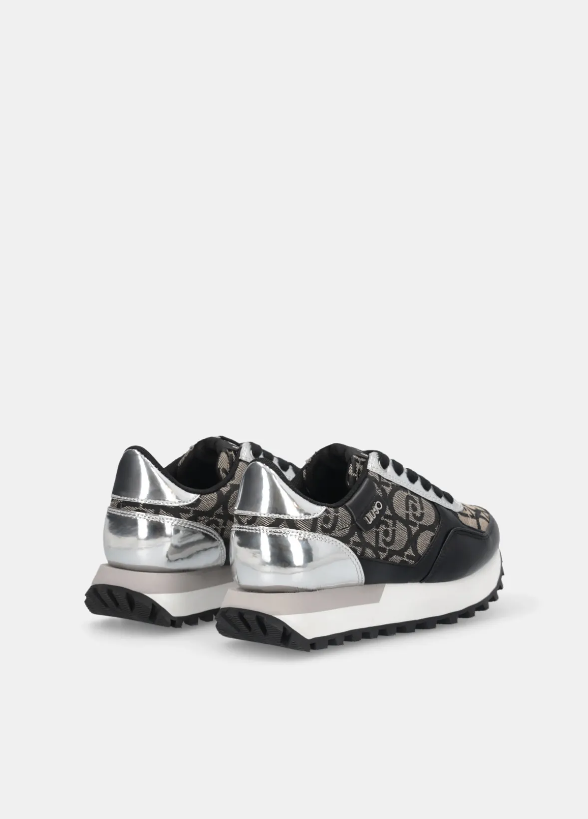 Sneakers con monogram jacquard