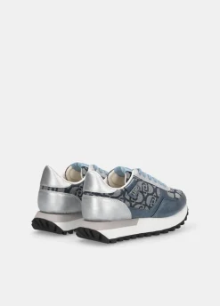 Sneakers con monogram jacquard