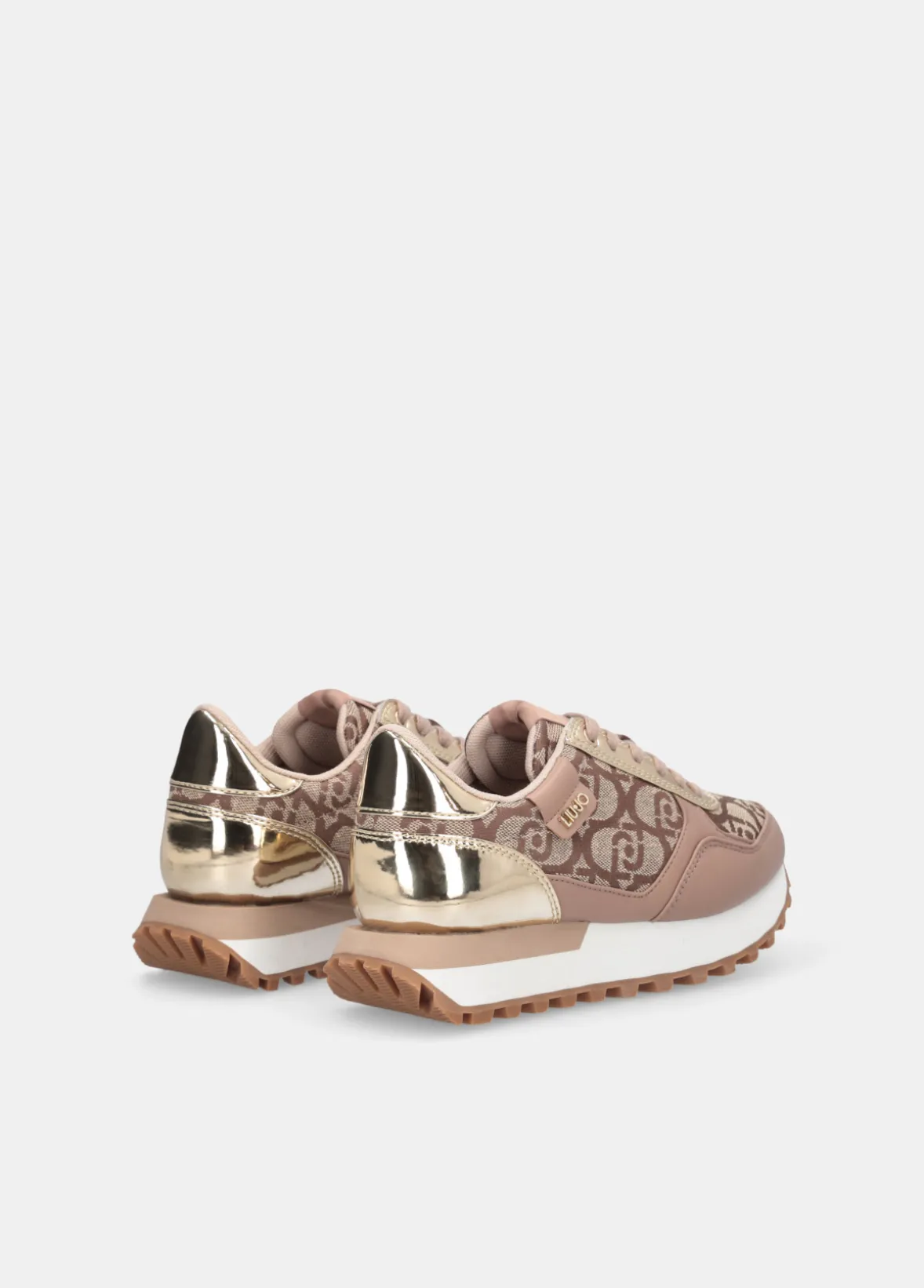Sneakers con monogram jacquard