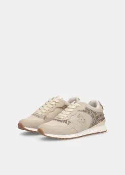 Sneakers glitter e mesh