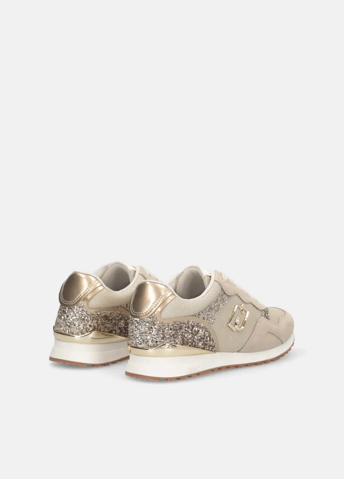 Sneakers glitter e mesh