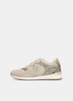 Sneakers glitter e mesh