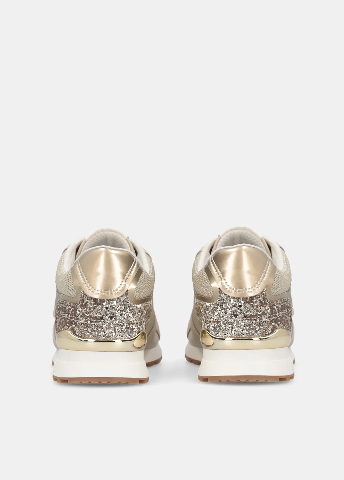 Sneakers glitter e mesh