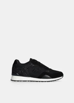 Sneakers glitter e mesh