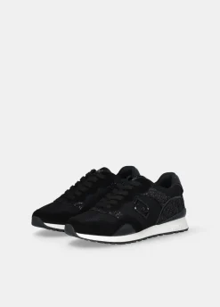Sneakers glitter e mesh