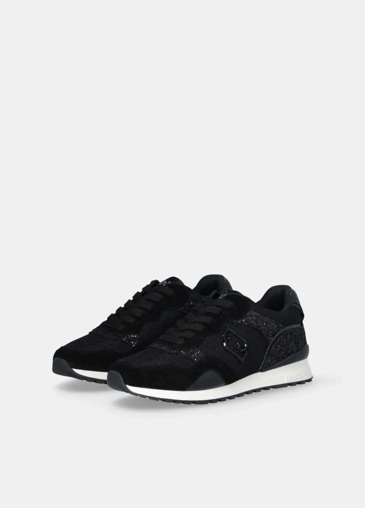 Sneakers glitter e mesh