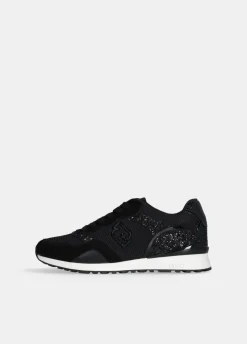 Sneakers glitter e mesh