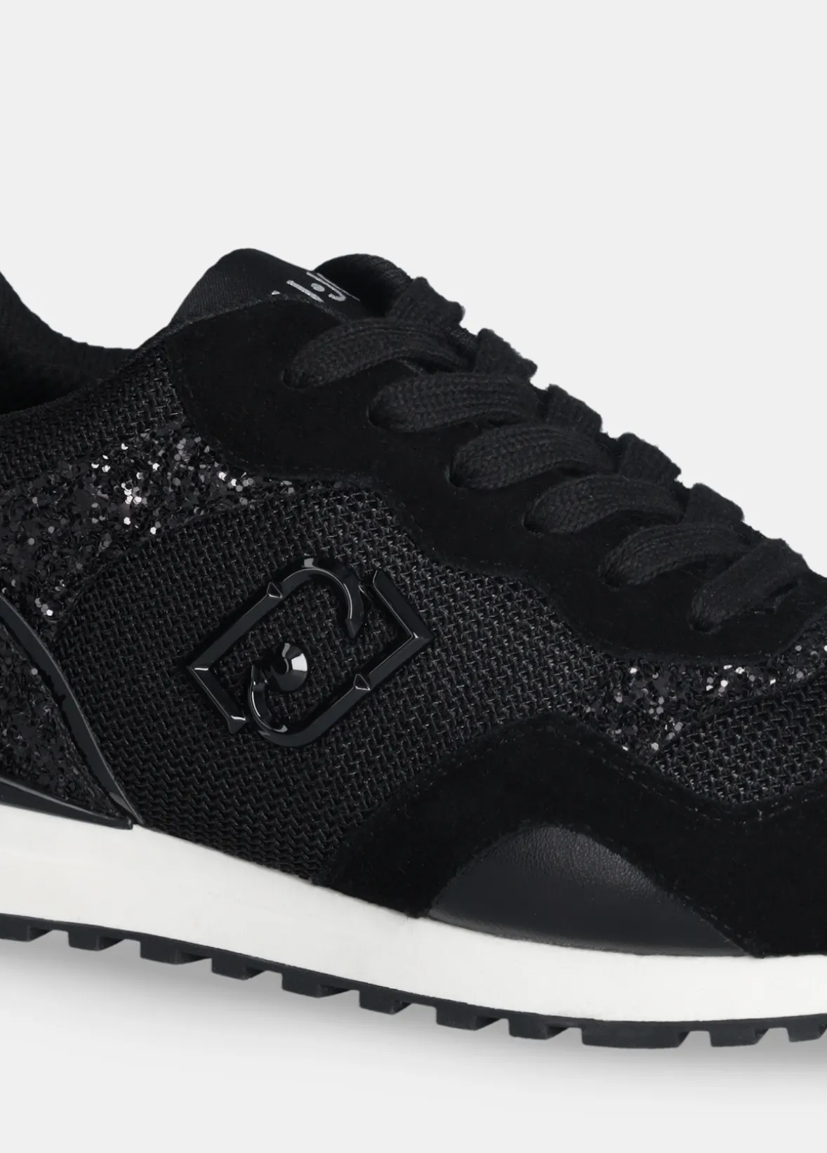 Sneakers glitter e mesh