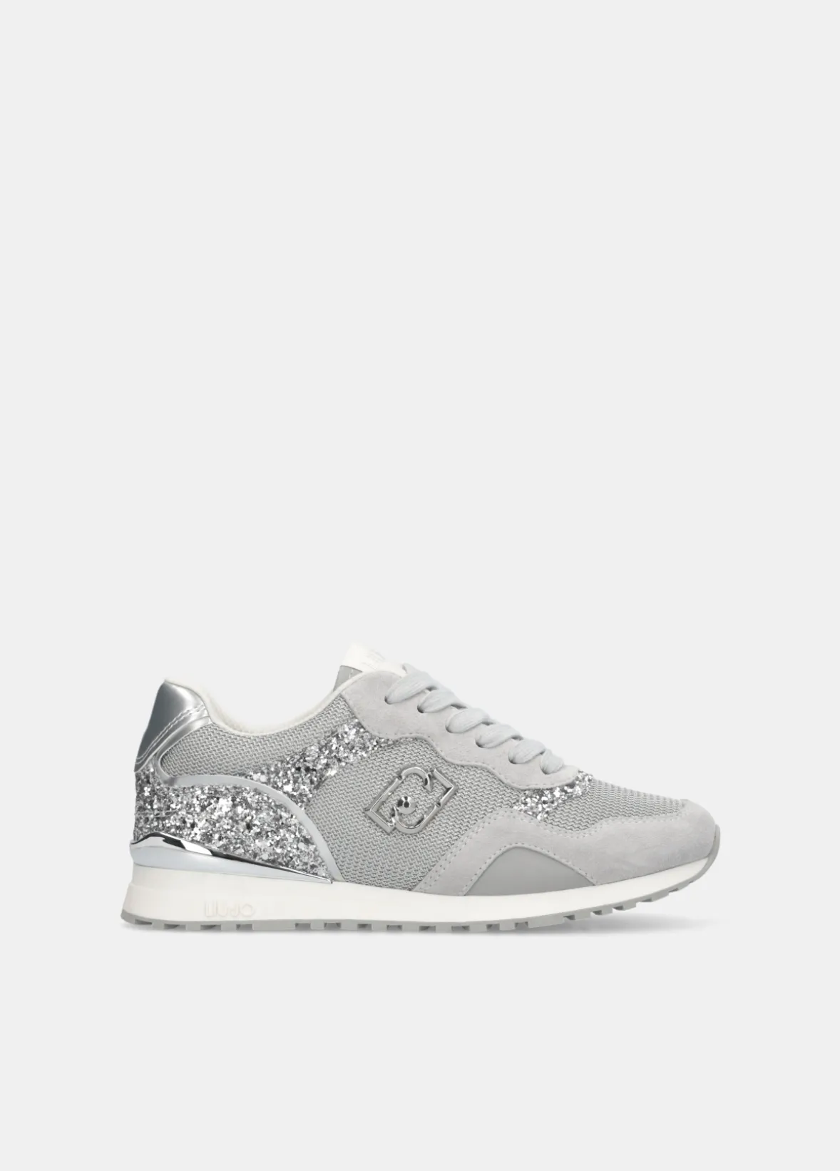 Sneakers glitter e mesh