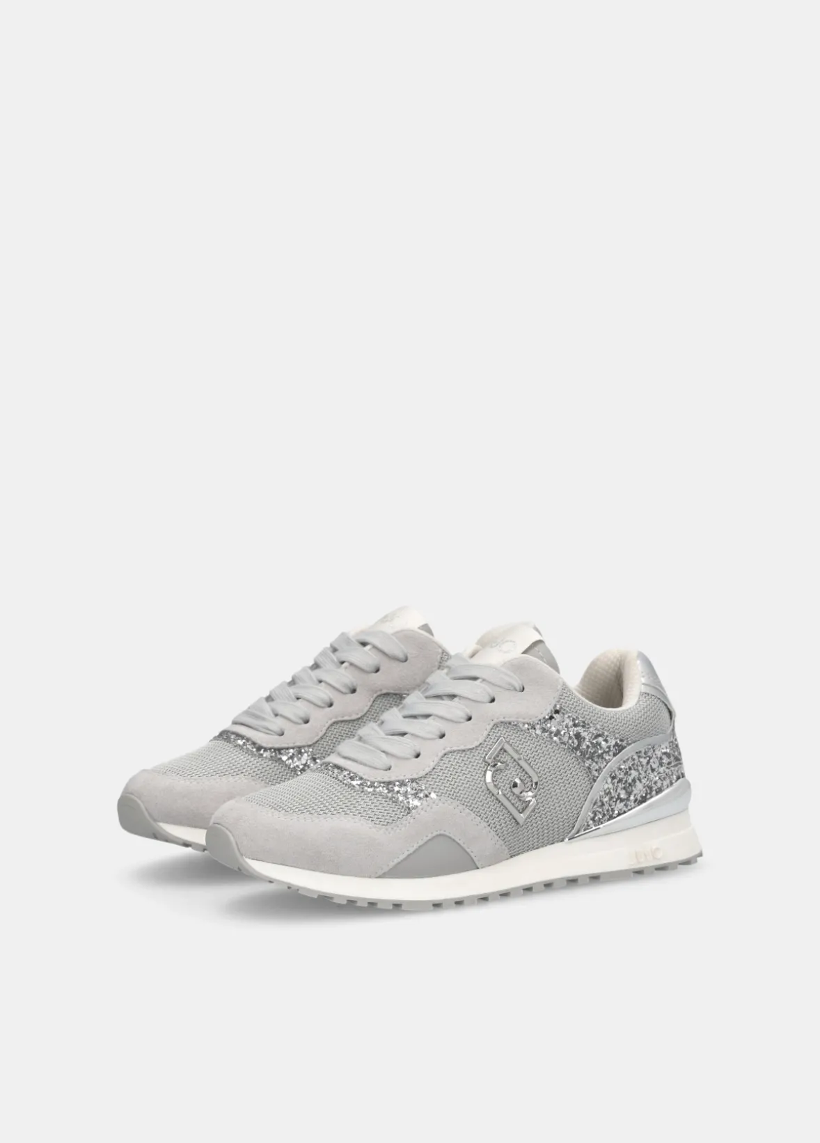 Sneakers glitter e mesh