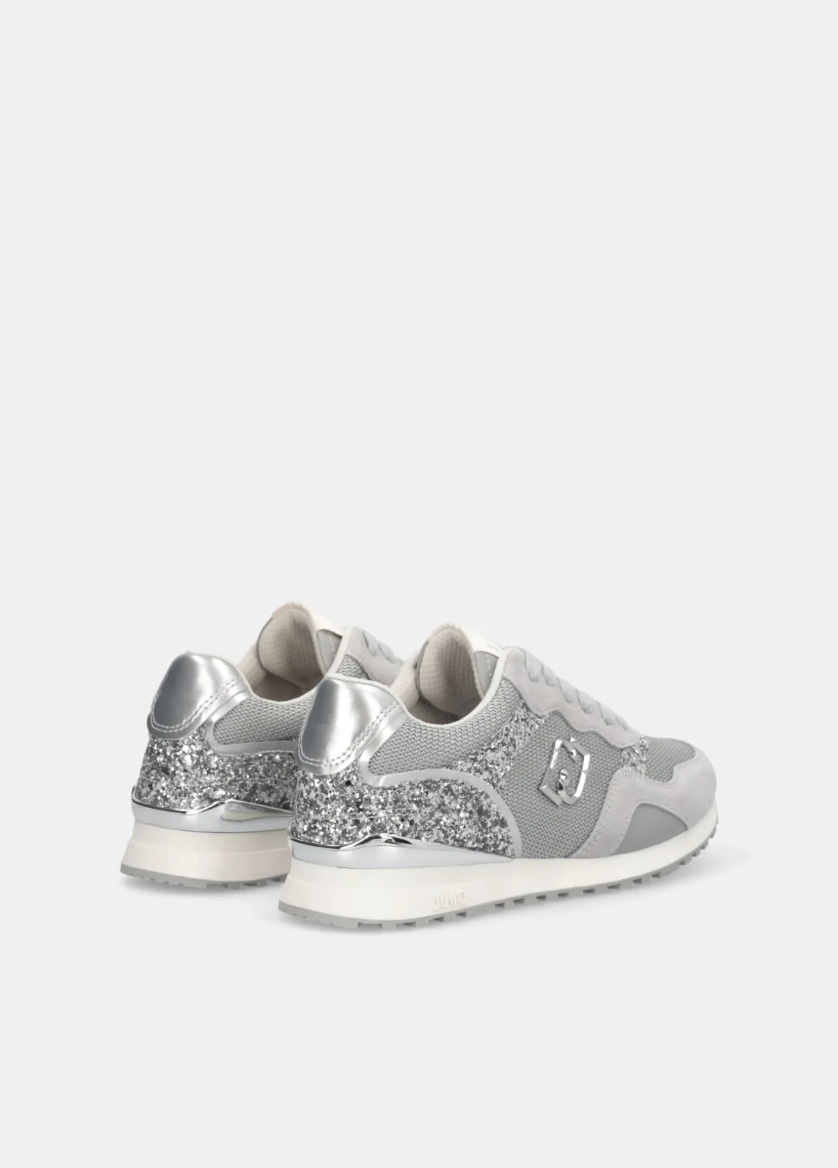 Sneakers glitter e mesh