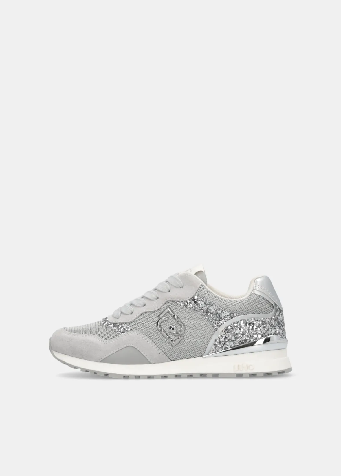 Sneakers glitter e mesh