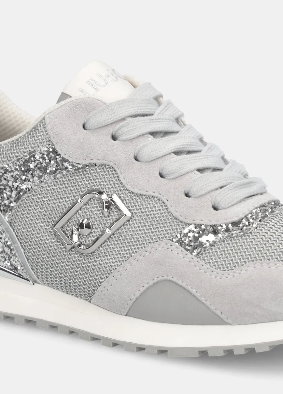 Sneakers glitter e mesh