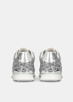 Sneakers glitter e mesh