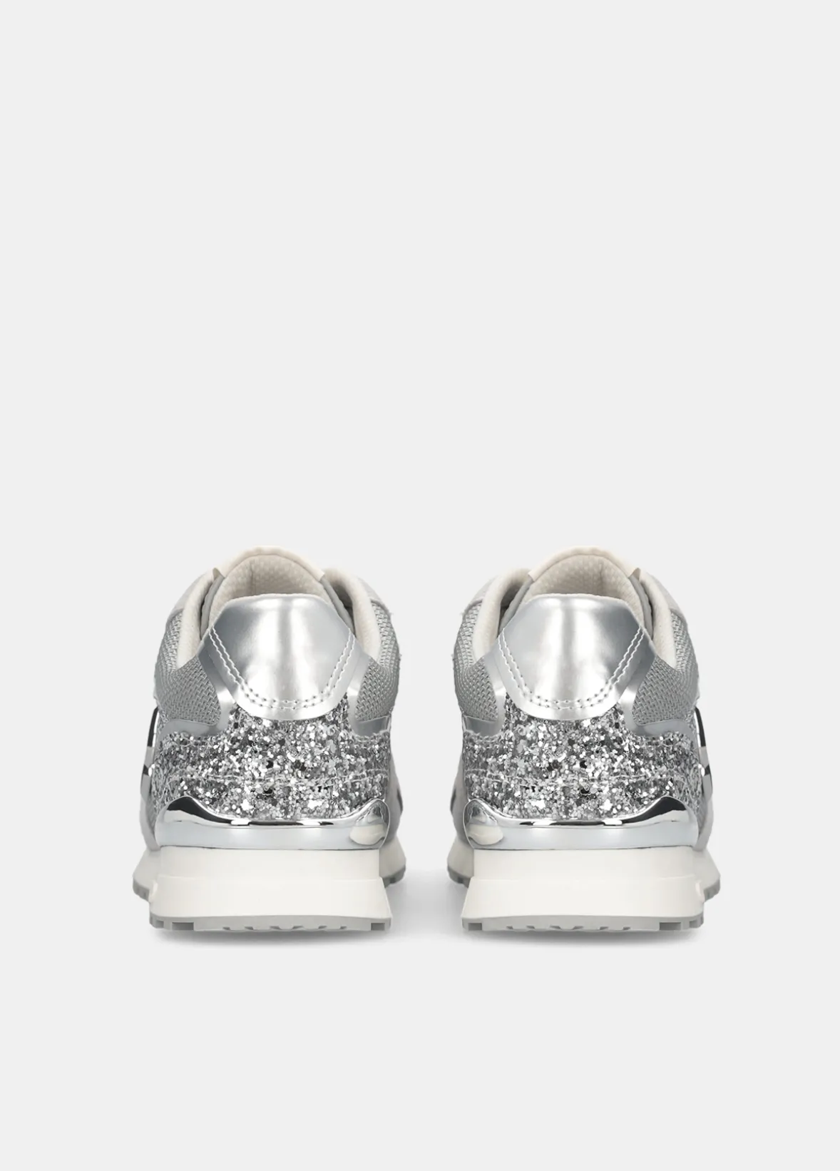 Sneakers glitter e mesh