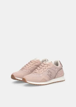 Sneakers glitter e mesh