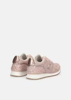 Sneakers glitter e mesh