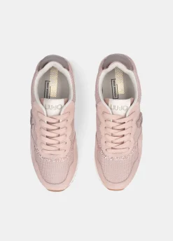 Sneakers glitter e mesh