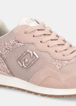 Sneakers glitter e mesh