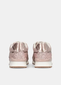 Sneakers glitter e mesh