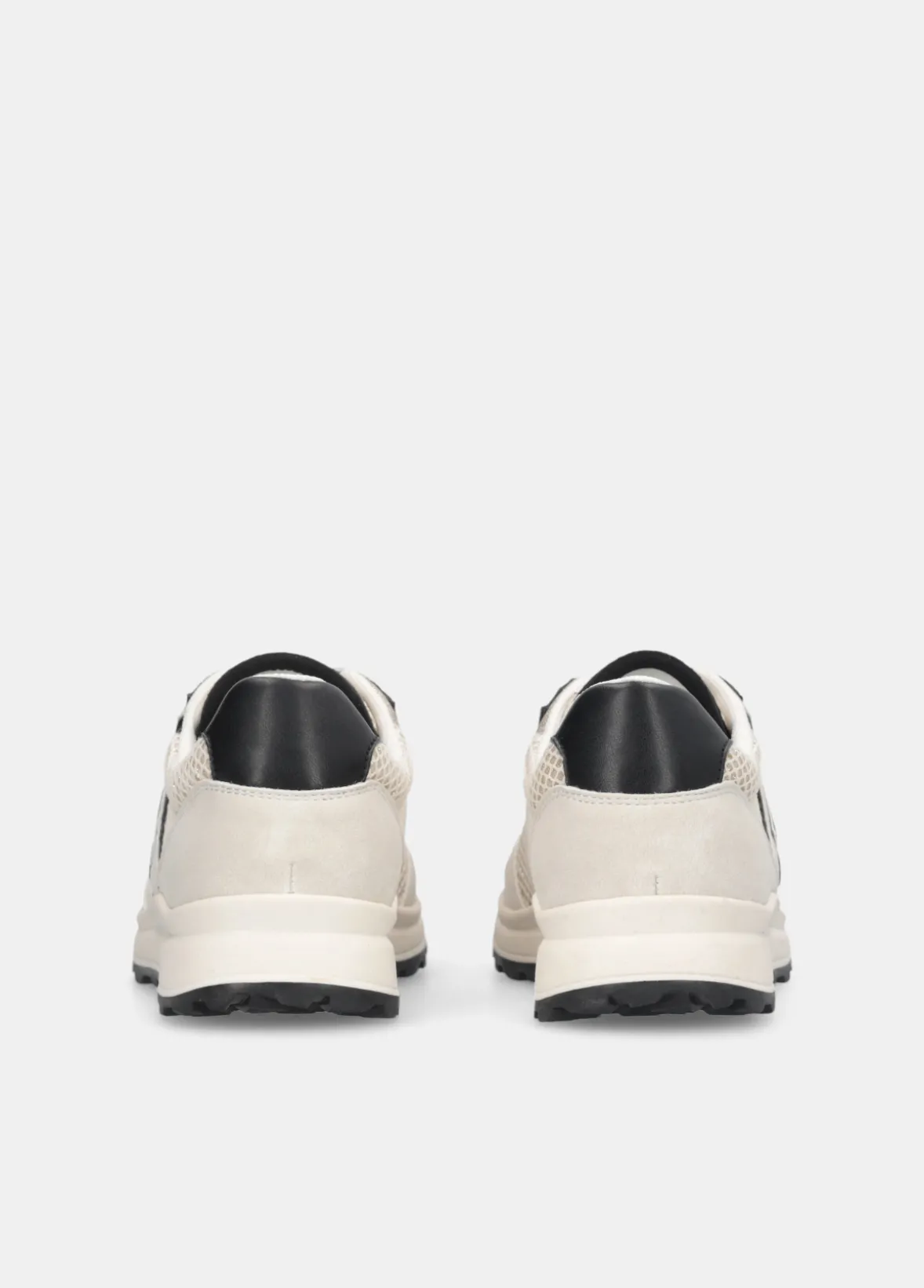 Sneakers in glitter mesh