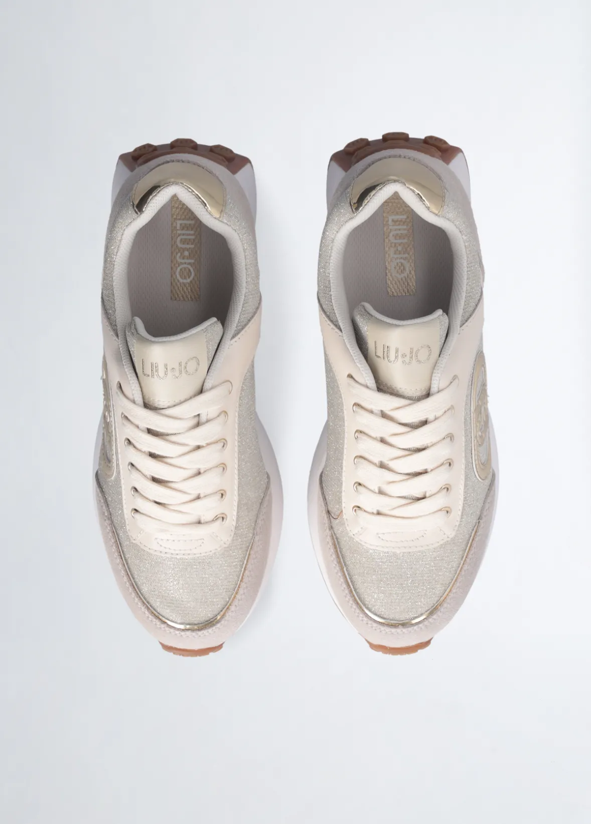 Sneakers in lurex