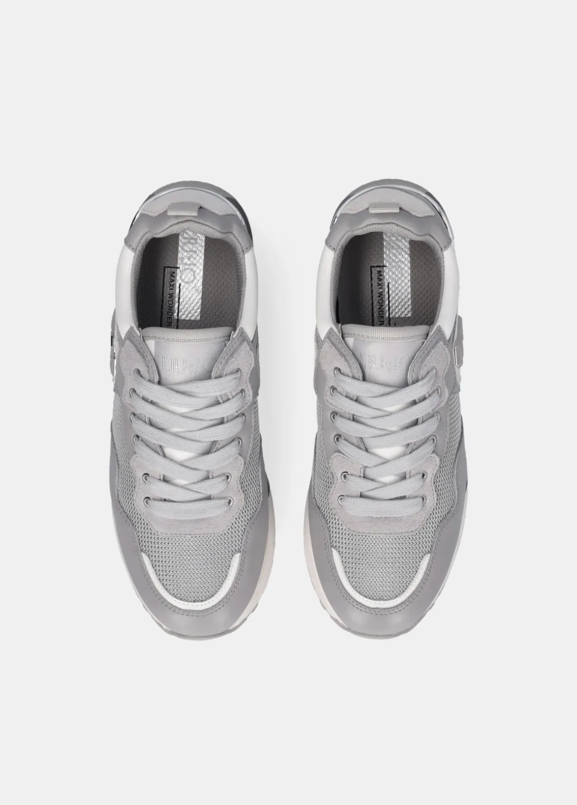 Sneakers in pelle e mesh