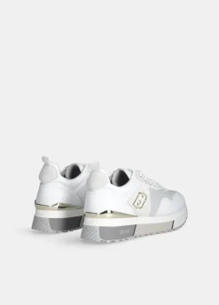 Sneakers in pelle e mesh