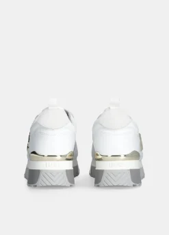 Sneakers in pelle e mesh