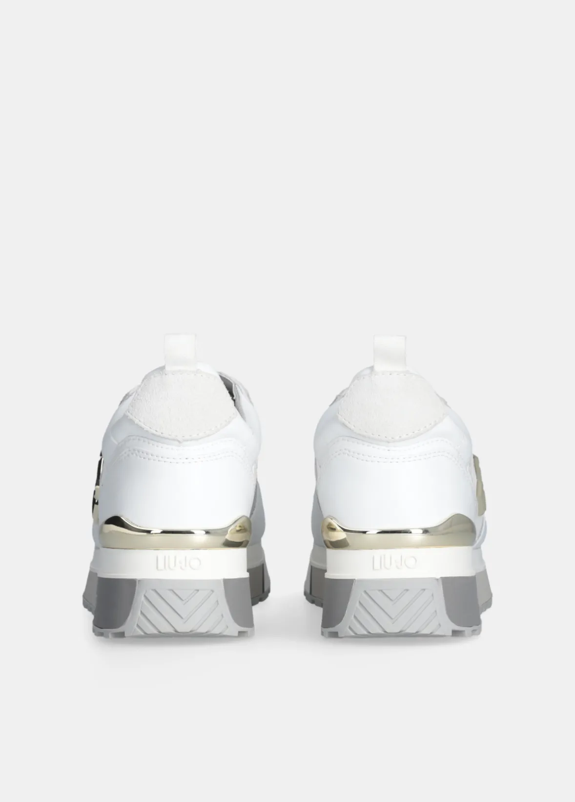 Sneakers in pelle e mesh