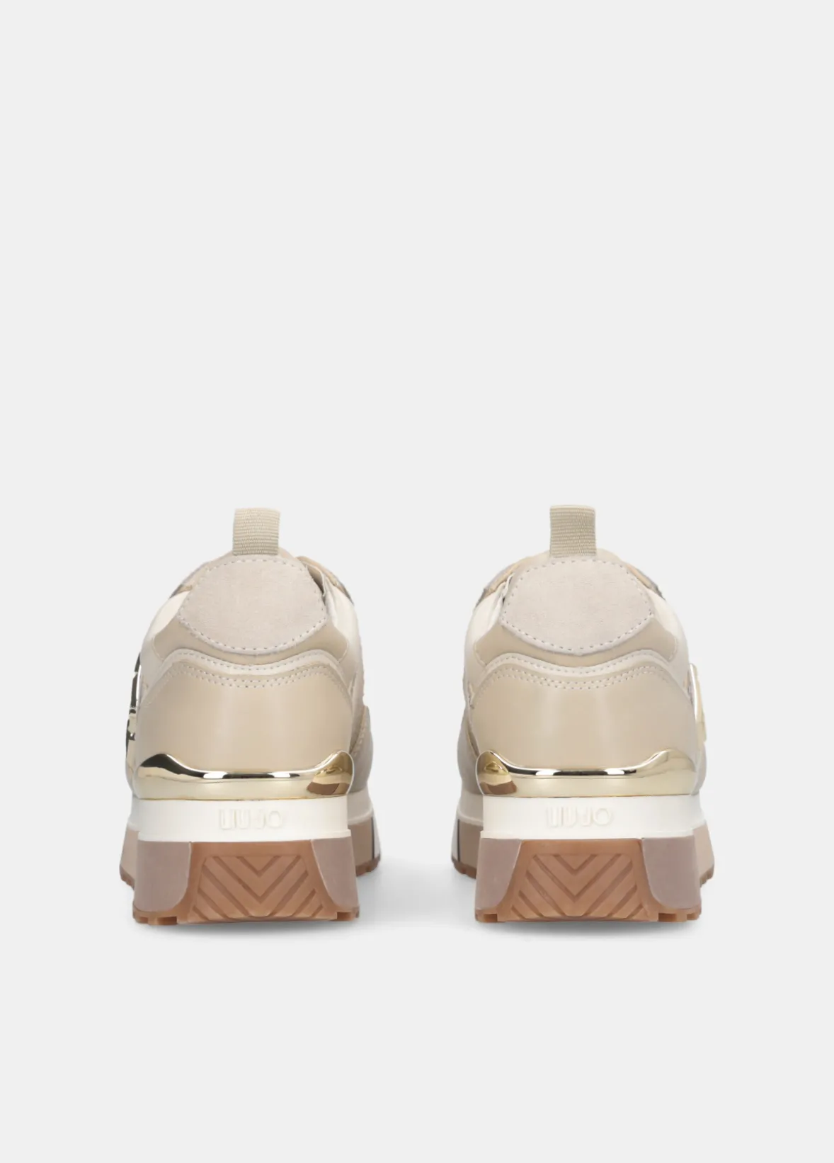 Sneakers in pelle e mesh