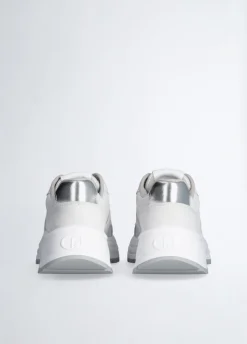 Sneakers in suede e brighty mesh