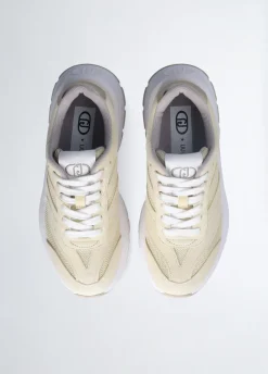Sneakers in suede e brighty mesh