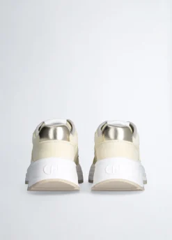 Sneakers in suede e brighty mesh