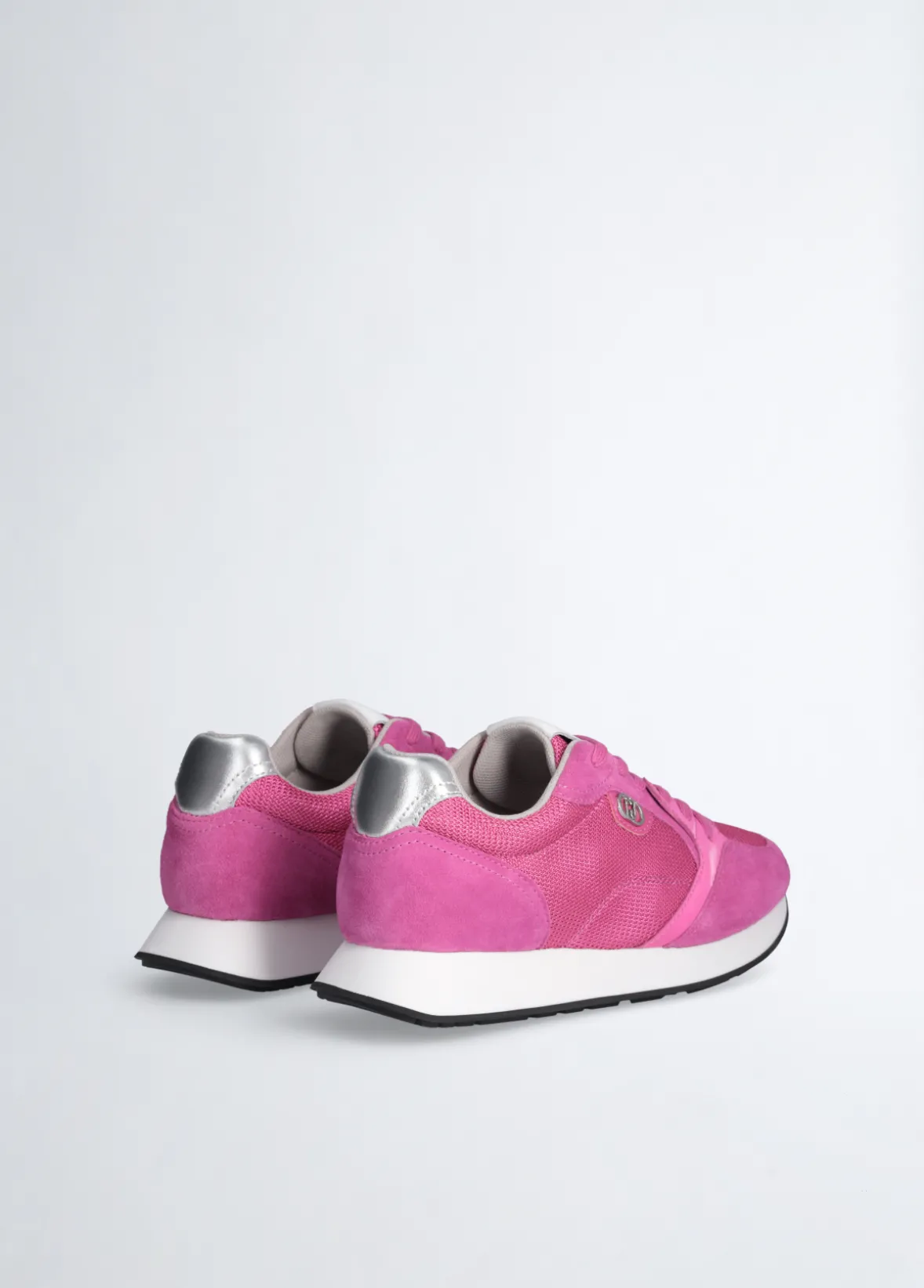 Sneakers in suede e brighty mesh