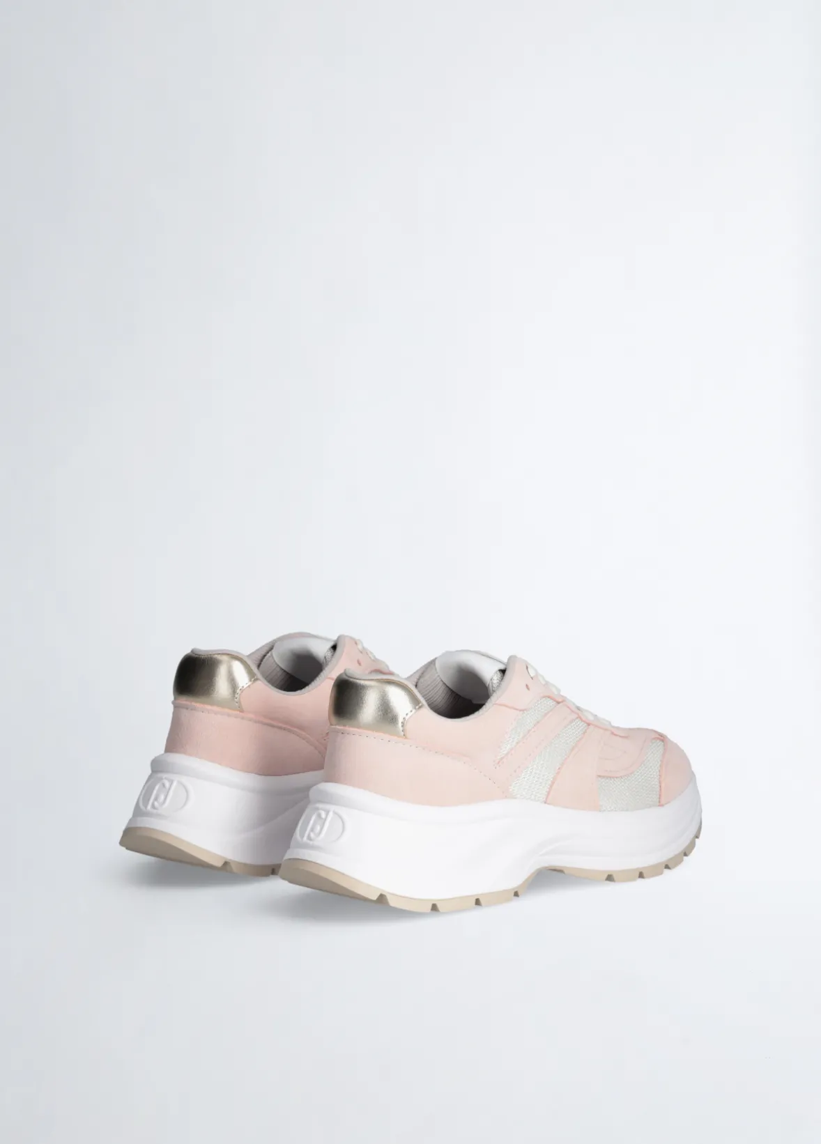 Sneakers in suede e brighty mesh